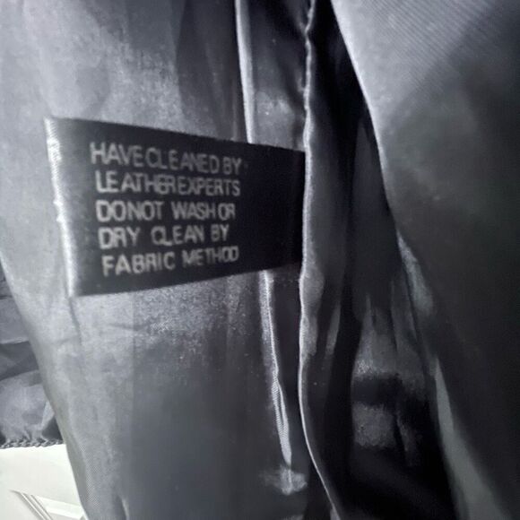 Men’s Italy Black Genuine Leather Vest XL Western Button Front Lined Cowboy Styl - Picture 4 of 12